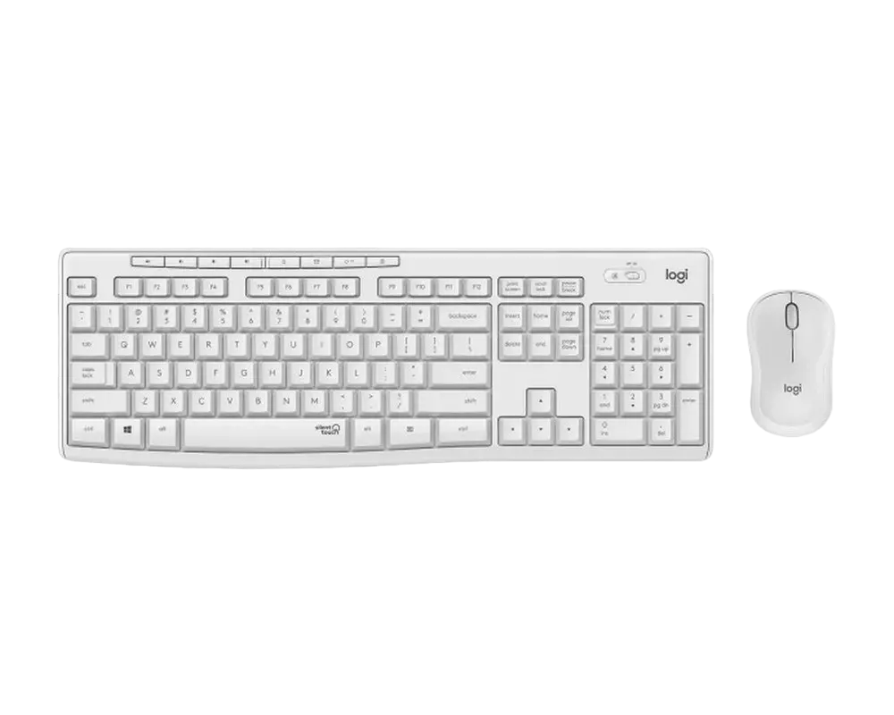 Клавиатура и мышь Logitech MK295, Беспроводное, Белый - photo