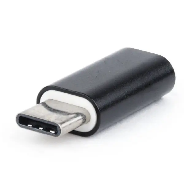 Adaptor pentru cablu USB Cablexpert A-USB-CM8PF-01, USB Type-C/Lightning (F), Negru