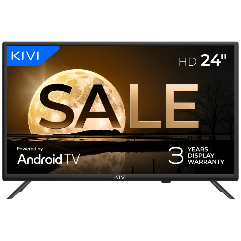 24" LED SMART TV KIVI 24H760QB, 1366x768 HD, Android TV, Negru - photo