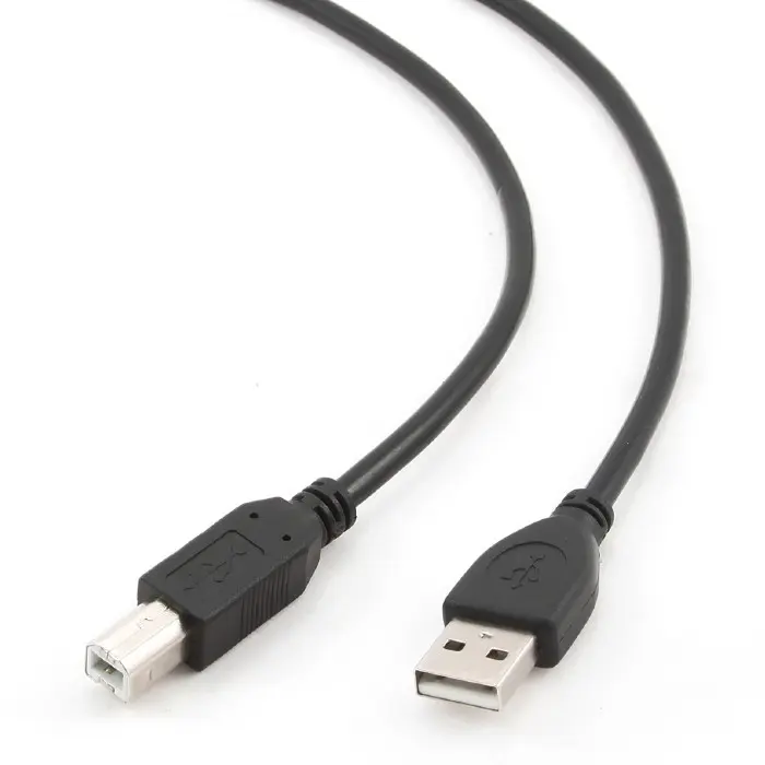 Cablu încărcare și sincronizare Cablexpert CCP-USB2-AMBM-10, USB Type-A/USB Type-B, 3m, Negru
