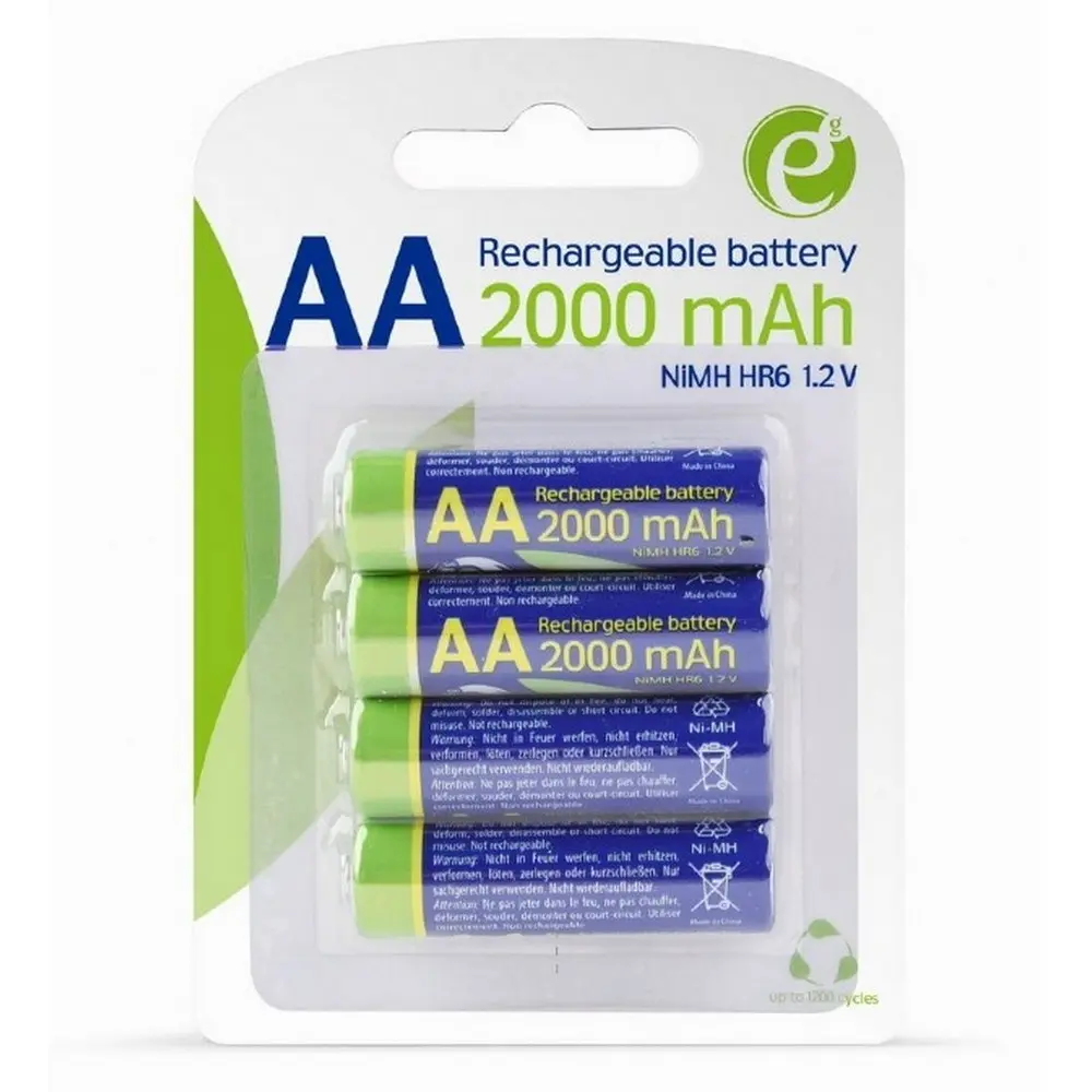 Acumulatori Energenie EG-BA-AA20R4-01, AA, 2000mAh, 4buc. - photo
