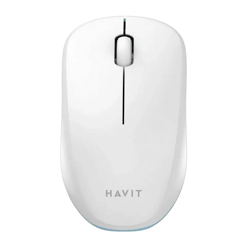 Mouse Wireless Havit MS66GT, Alb | Albastru - photo