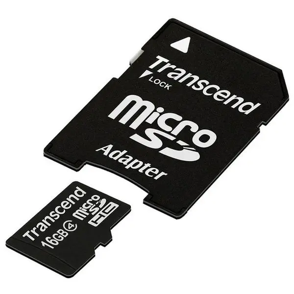 Card de Memorie Transcend microSDHC Class 4, 16GB (TS16GUSDHC4) - photo