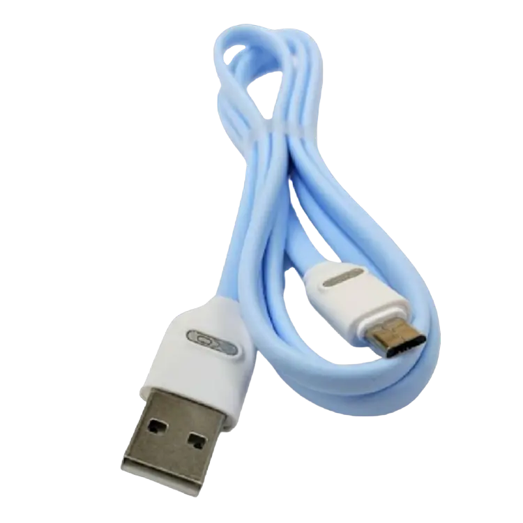 Кабель для зарядки и синхронизации XO NB150, USB Type-A/USB Type-C, 1м, Синий - photo