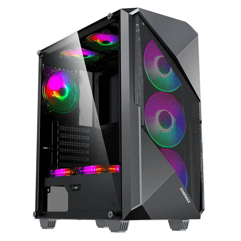 Carcasă PC Gamemax Revolt, Midi-Tower, Fără PSU, Negru - photo