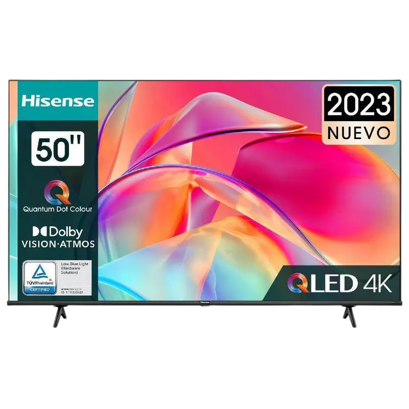 50" QLED SMART TV Hisense 50E7KQ, 3840x2160 4K UHD, VIDAA U6.0, Negru - photo