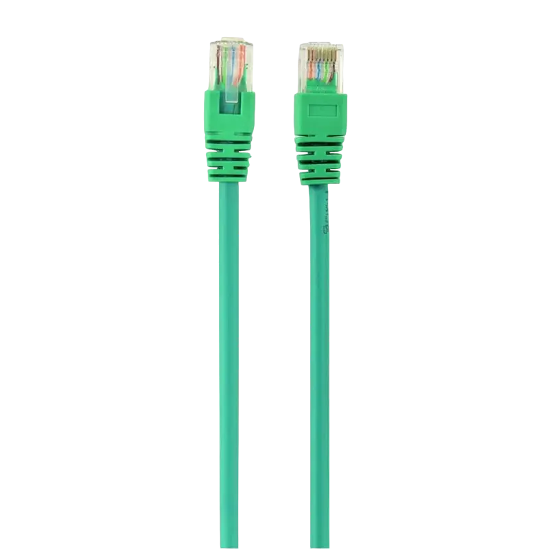 Patch cord Cablexpert PP6U-0.25M/G, Cat6 UTP, 0,25m, Verde - photo