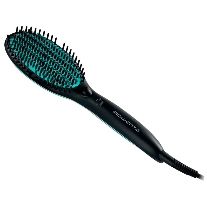 Perie de îndreptare Rowenta Power Straight CF5820F0, Negru | Verde - photo