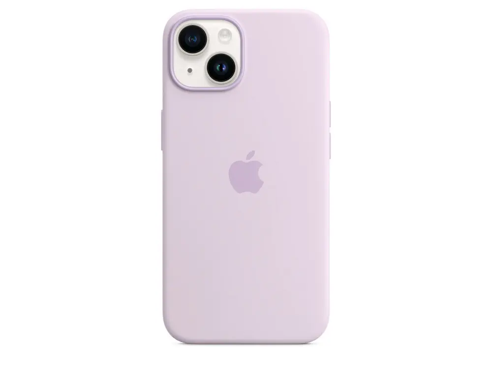 Husă Apple iPhone 14 Silicone Case with MagSafe, Liliac - photo