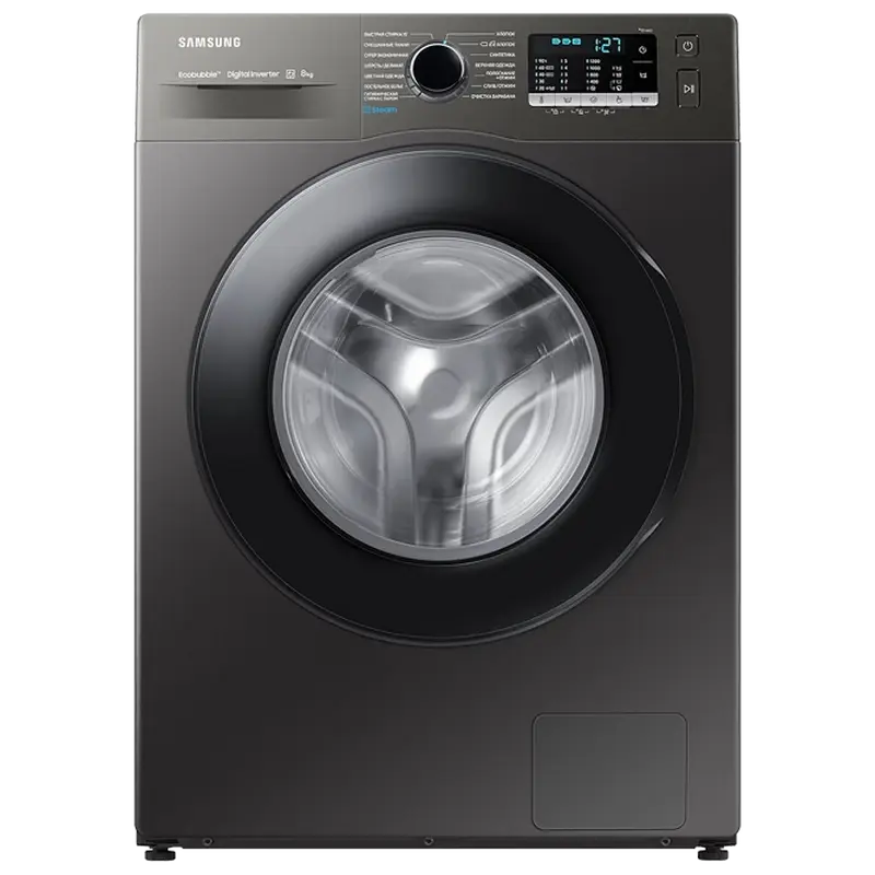 Mașină de spălat Samsung WW80AAS22AX/UA, 8kg, Oțel inoxidabil - photo