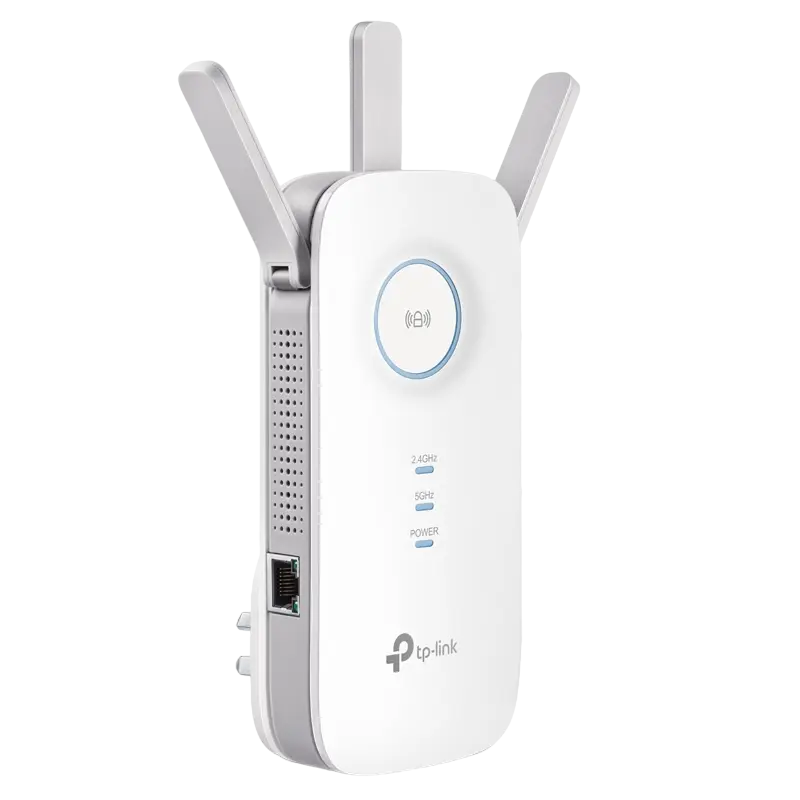 Усилитель Wi‑Fi сигнала TP-LINK RE450, 450 Мбит/с, 1300 Мбит/с, Белый - photo