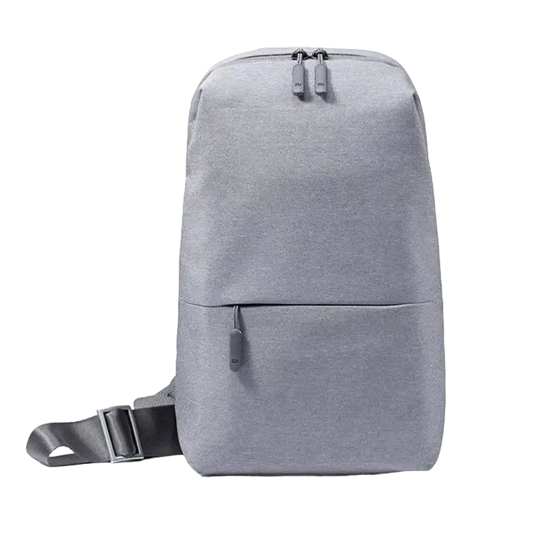 Повседневный рюкзак Xiaomi Mi City Sling Bag, Полиэстер, Светло-серый - photo