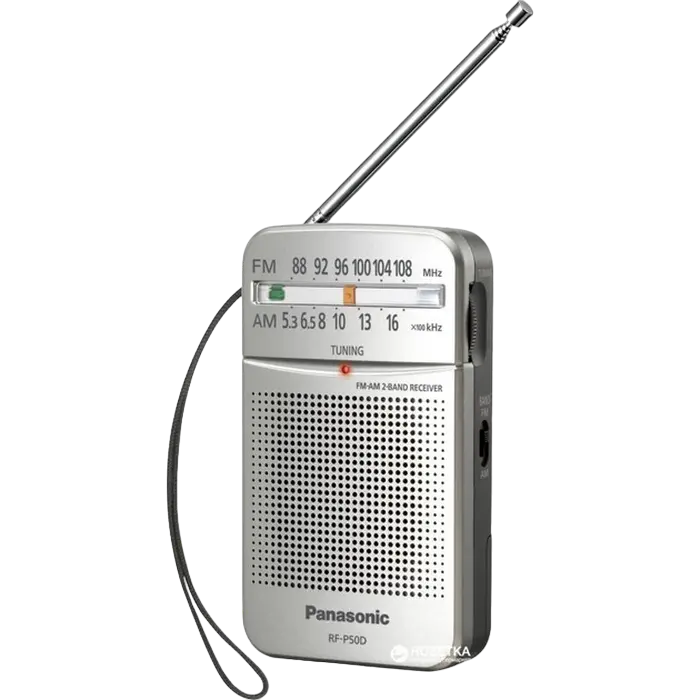 Портативное радио Panasonic RF-P50DEG, Серебристый - photo