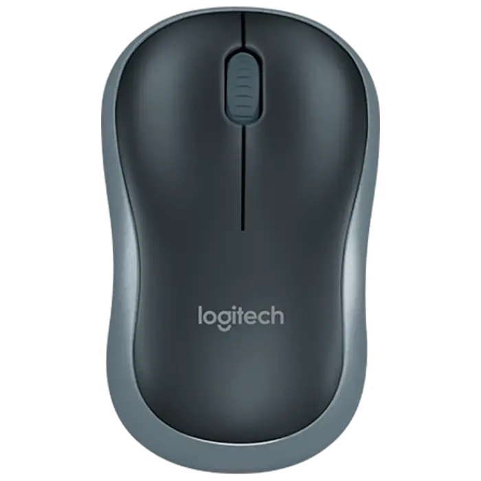 Mouse Wireless Logitech M185, Gri - photo