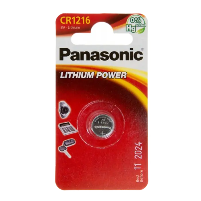 Baterii rotunde Panasonic CR-1216EL, CR1216, 1buc.