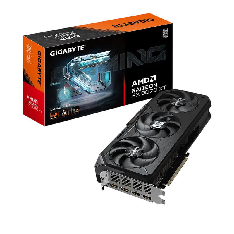 Placă Video Gigabyte GV-R9070XTGAMING OC-16GD, 16GB GDDR6 256bit  - photo