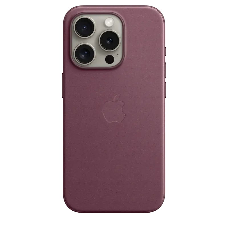 Husă Apple iPhone 15 Pro FineWoven Case with MagSafe, Mulberry - photo