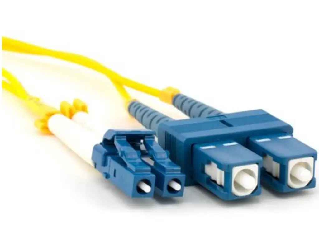 Fiber optic patch cords, singlemode Duplex LC-SC, 1m - photo
