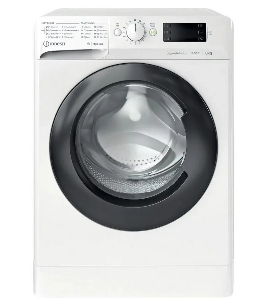 Mașină de spălat Indesit MTWE 81484 WK EE, 8kg, Alb - photo