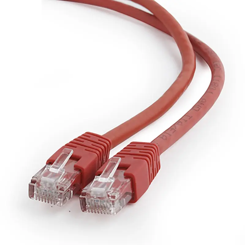 Patch Cord Cat.6U  3m, Red, PP6U-3M/R, Cablexpert, Stranded Unshielded 