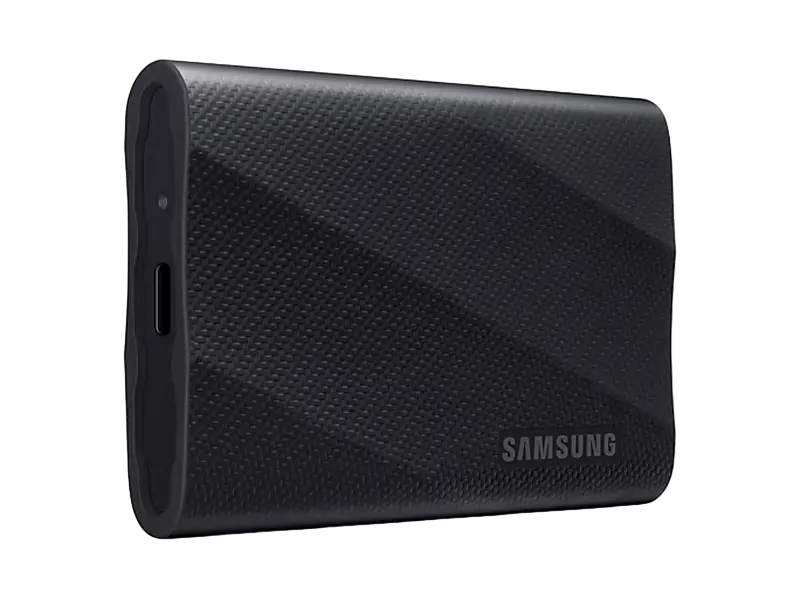 Внешний портативный SSD накопитель Samsung T9, 1 ТБ, Чёрный (MU-PG1T0B/WW) - photo