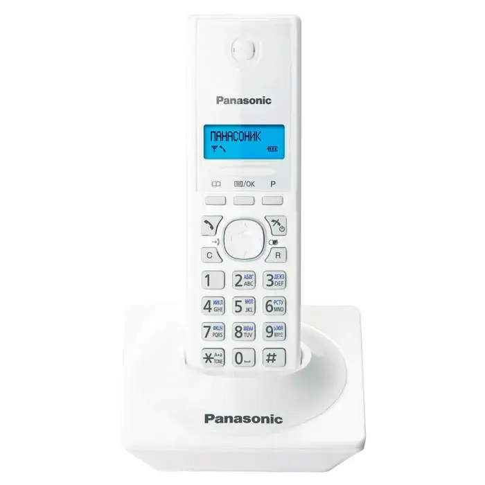 Telefon fără fir Panasonic KX-TG1711, Alb