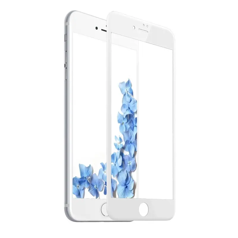 Защитное стекло Xcover iPhone 6/7/8 3D Zero Frame, Белый - photo