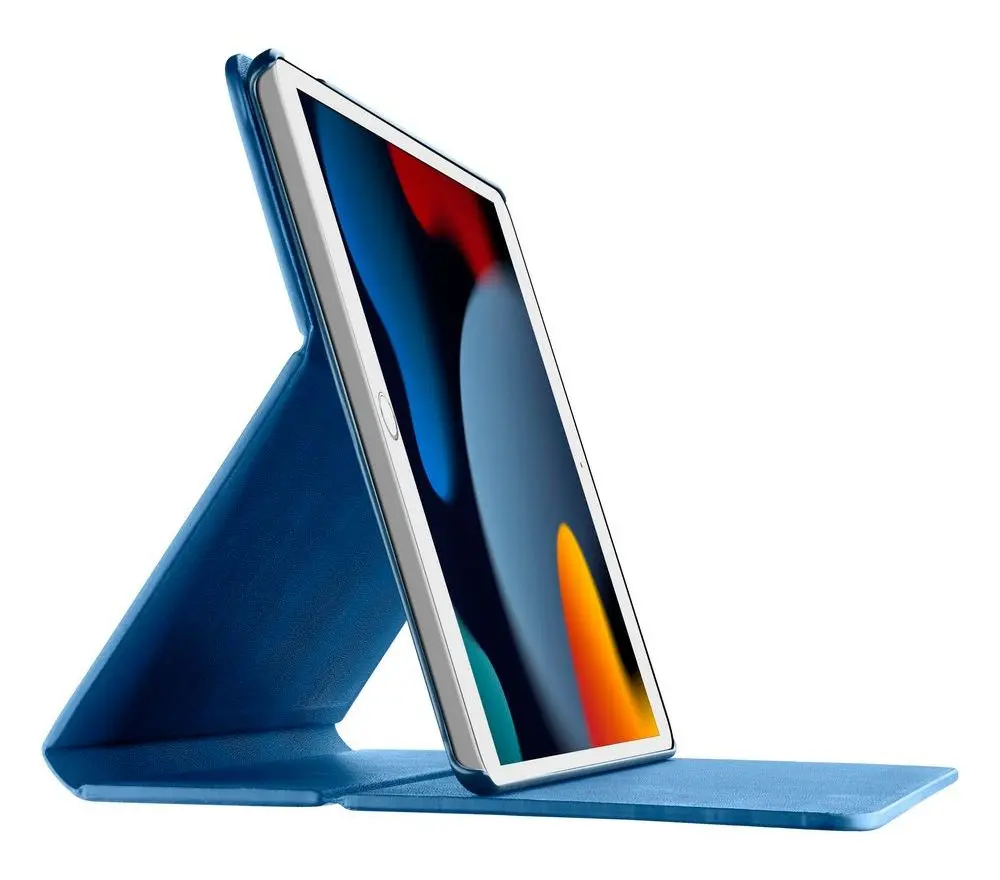 Husă pentru tabletă Cellularline Folio - iPad 10.2", Piele artificială, Albastru - photo