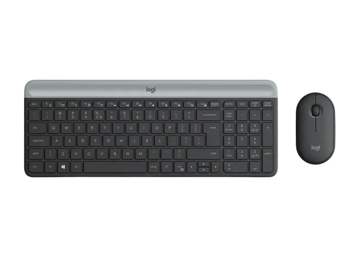 Клавиатура и мышь Logitech MK470, Беспроводное, Чёрный - photo