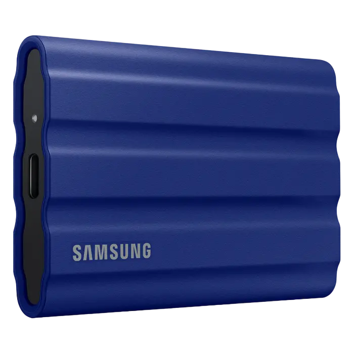 SSD portabil extern Samsung T7 Shield, 1 TB, Albastru (MU-PE1T0R/EU) - photo