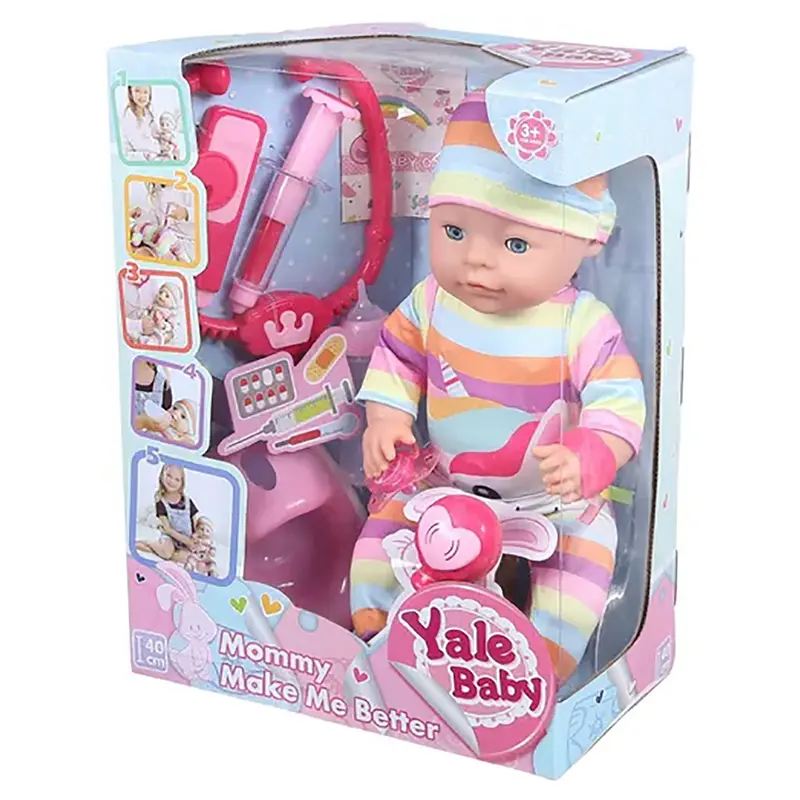 Păpușă cu accesorii Yale Baby 40cm - photo