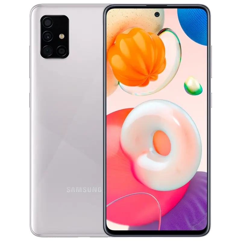 Смартфон Samsung Galaxy A51, 6Гб/128Гб, Серебристый металлик - photo