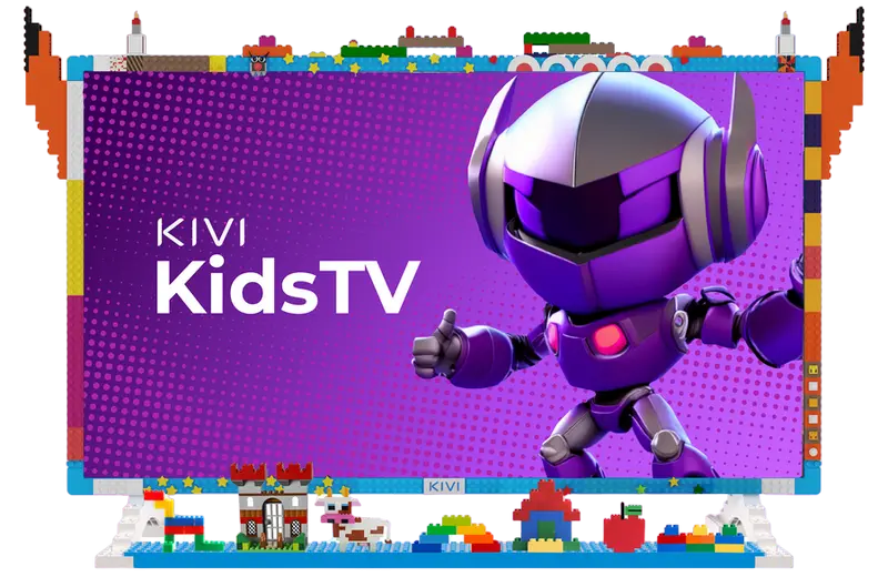 32" LED SMART TV KIVI KidsTV, 1920x1080 FHD, Android TV, Albastru - photo