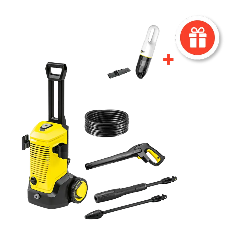 Aparat de spălat cu presiune Karcher K 5 + Aspirator Manua CVH 2 - photo