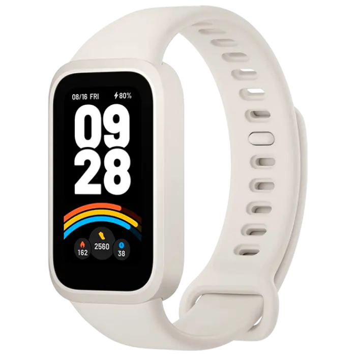 Ceas Sport/Antrenament Xiaomi Smart Band 9 Active, Bej | Alb - photo