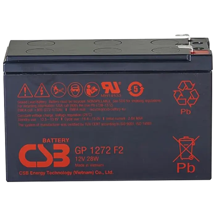 Acumulator UPS CSB GP-1272F2, 12V 7,2 - photo