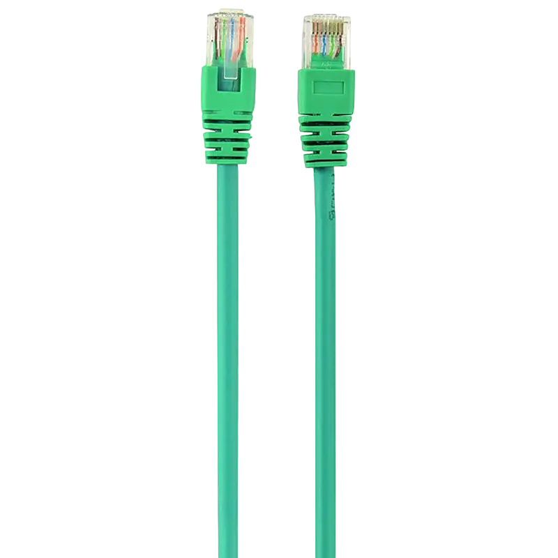 Patch cord Cablexpert PP12-1.5M/G, CAT5e UTP, 1,5m, Verde - photo