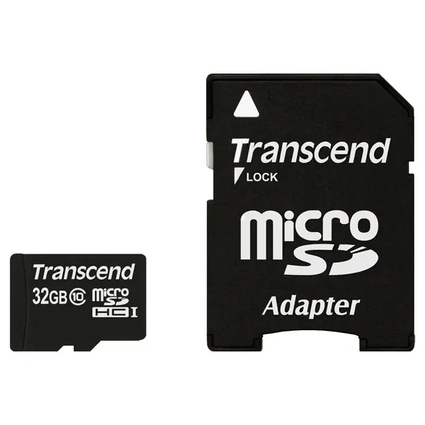 Карта памяти Transcend microSDHC Class 10, 32Гб (TS32GUSDHC10) - photo