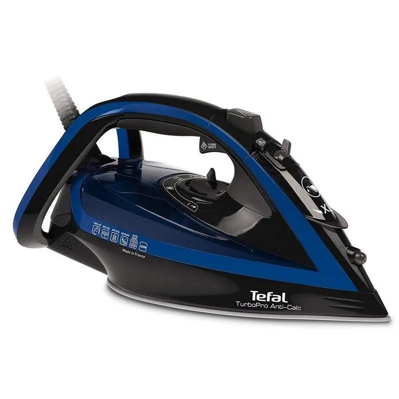 Fier de călcat Tefal FV5648E0, 2600W, Negru Albastru - photo