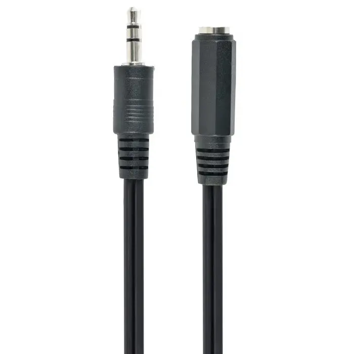 Cablu audio Cablexpert CCA-423-3M, 3.5mm 3-pin (F) - 3.5mm 3-pin (M), 3m, Negru - photo