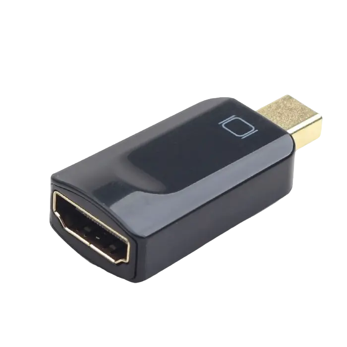 Adaptor Video Cablexpert A-mDPM-HDMIF-01, MiniDP (M) - HDMI (F), Negru - photo