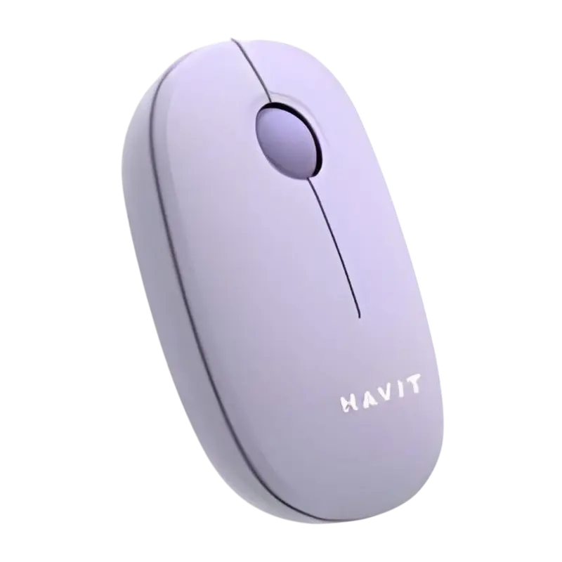 Mouse Wireless Havit MS57GT, Violet - photo