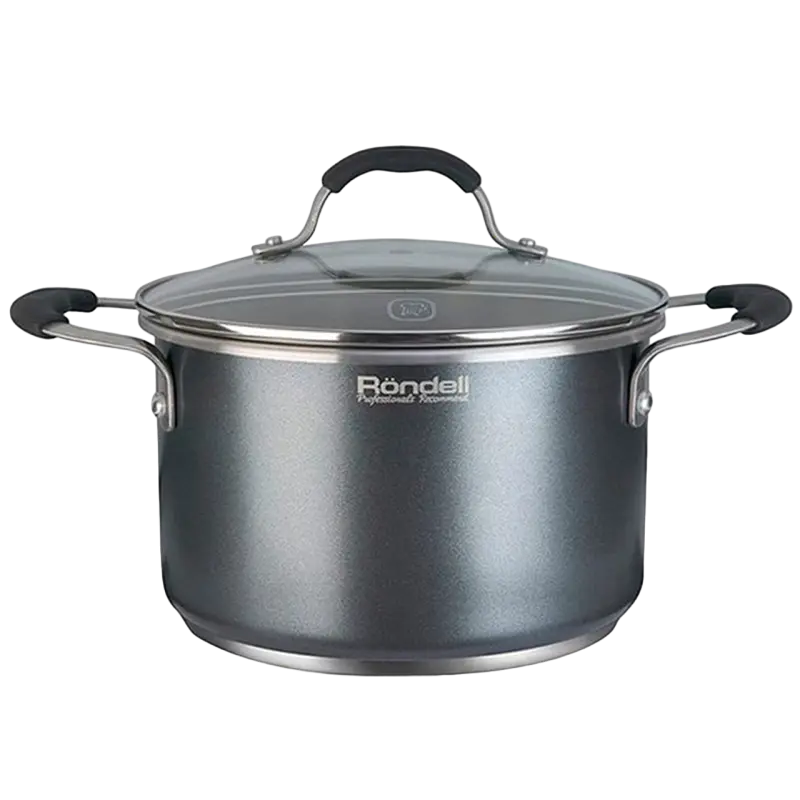 Cratiță Rondell RDS-010, 3,9L, 20cm, Grey - photo