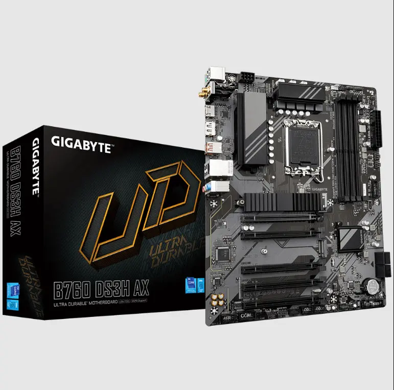 Материнская плата Gigabyte B760 DS3H AX, LGA1700, Intel B760, ATX - photo