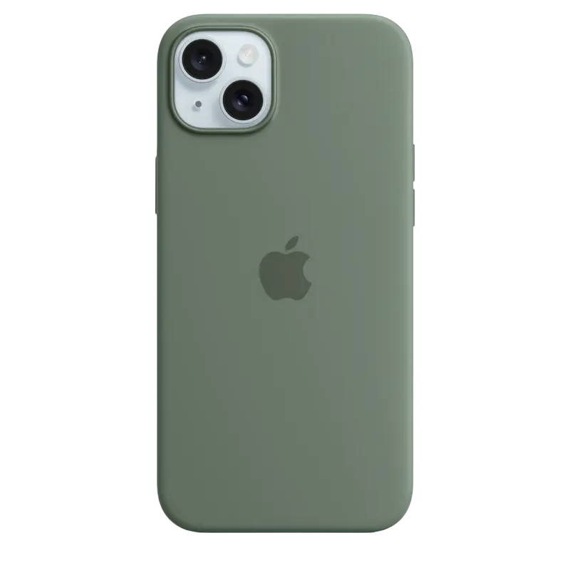 Husă Apple iPhone 15 Plus Silicone Case with MagSafe, Ciprul - photo