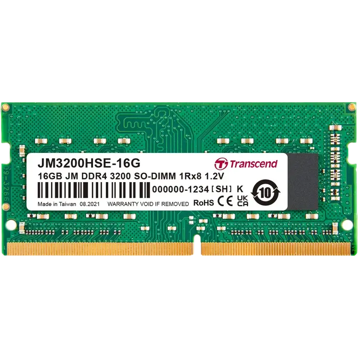 Memorie RAM Transcend JM3200HSE-16G, DDR4 SDRAM, 3200 MHz, 16GB - photo