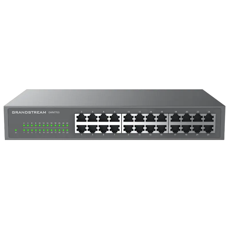 Switch de rețea Grandstream GWN7703, 24x 10/100/1000 Mbps - photo