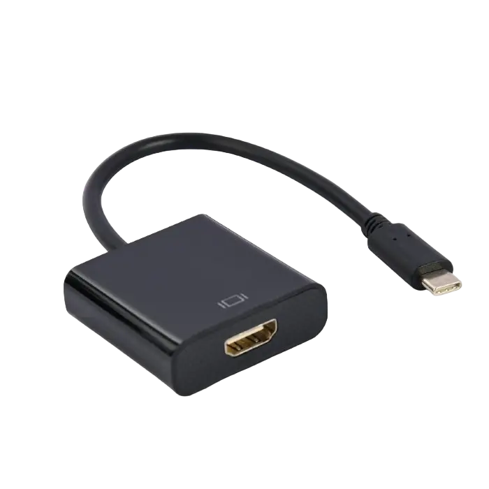 Cablu Video Cablexpert A-CM-HDMIF-04, USB 3.1 Type-C (M) - HDMI (F), 0.15 m, Negru - photo