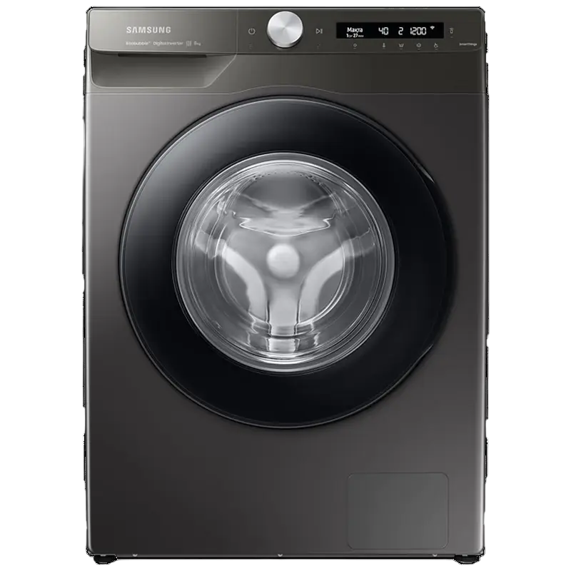 Mașină de spălat Samsung WW80A6S24AN/LD, 8kg, Oțel inoxidabil - photo