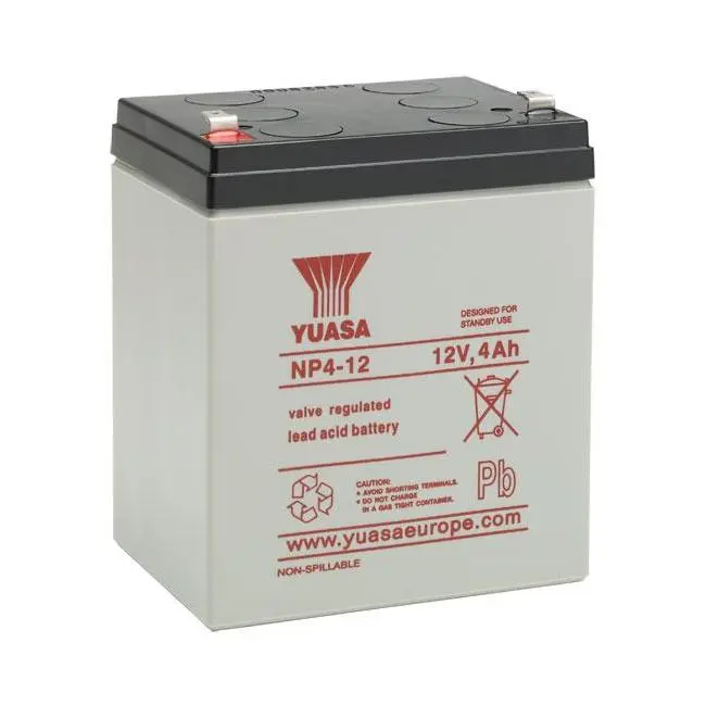Аккумулятор для резервного питания Yuasa NP4-12-TW, 12В, 4А*ч - photo